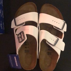 Arizona BS white Berkinstock sandals